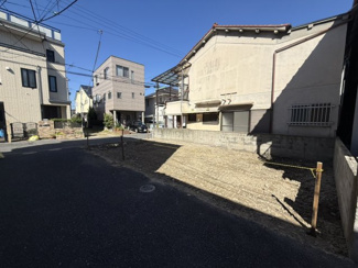 【前面道路含む現地写真】 | 【プレイワーク榎元町4丁】榎小・新築建売・４LDK・駐車２台 | 前面道路含む現地写真です