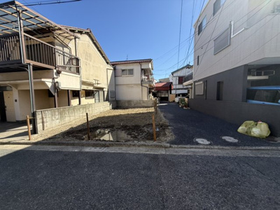 【前面道路含む現地写真】 | 【プレイワーク榎元町4丁】榎小・新築建売・４LDK・駐車２台 | 前面道路含む現地写真です
