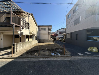【前面道路含む現地写真】 | 【プレイワーク榎元町4丁】榎小・新築建売・４LDK・駐車２台 | 前面道路含む現地写真です