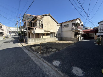 【前面道路含む現地写真】 | 【プレイワーク榎元町4丁】榎小・新築建売・４LDK・駐車２台 | 前面道路含む現地写真です