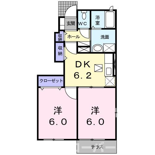 ウインターワルツＣの間取り