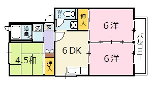 パール有安Ｃの間取り