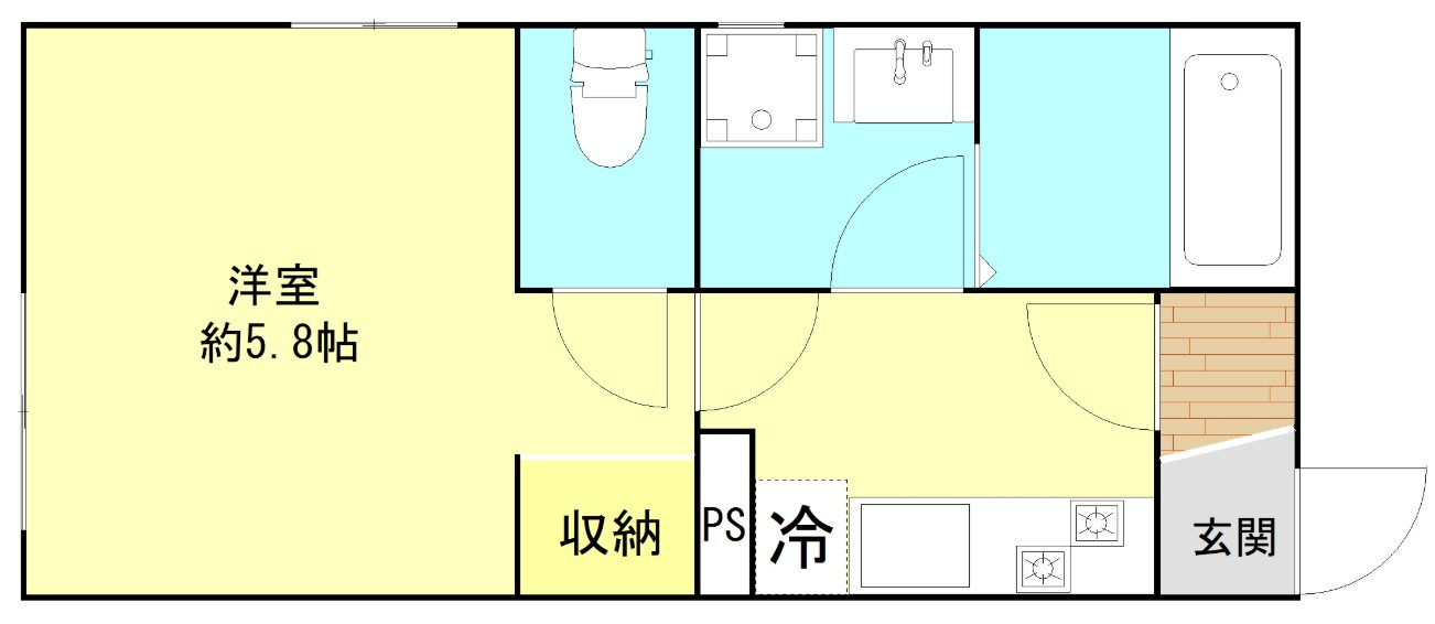 ラシックランテ上津の間取り