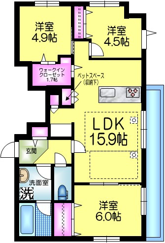 Ｅｎｃｏｒｅ　Ｍａｎｏｒ　アンコールマナーの間取り|★１フロア２住戸★