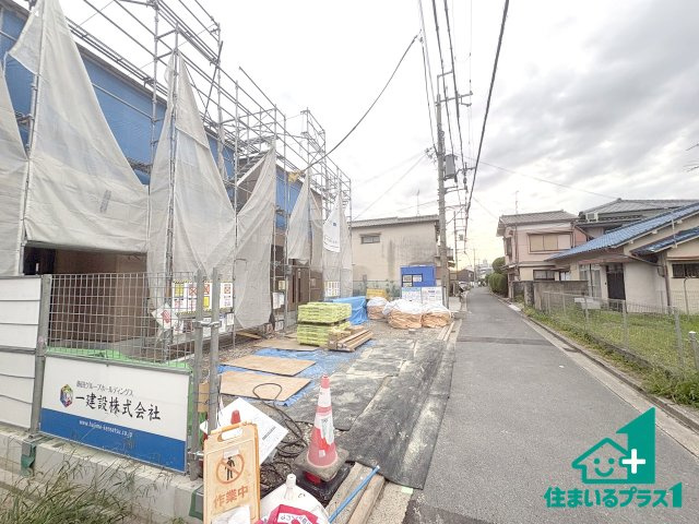 ●26(土)27(日)現地案内可能！　奈良市芝辻町　全2邸の前面道路含む現地写真|周辺は閑静な住宅街です。前面道路もしっかりと有りますので車の出し入れも安心ですよ！