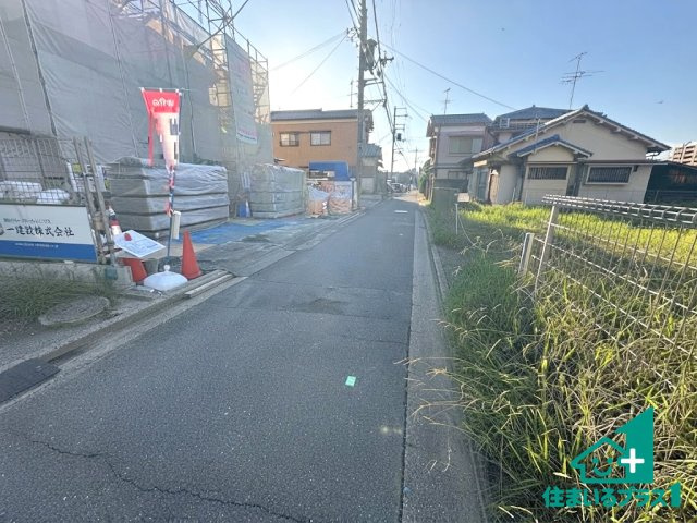 ●24(土)25(日)現地案内可能！　奈良市芝辻町　全2邸の前面道路含む現地写真|周辺は閑静な住宅街です。前面道路もしっかりと有りますので車の出し入れも安心ですよ！