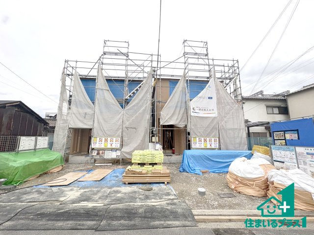 ●19(土)～23(水)現地案内可能！　奈良市芝辻町　全2邸の外観|現在はこんな感じです。完成までが待ち遠しいですね。