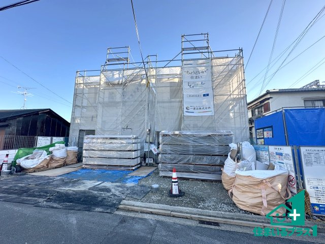 ●19(土)～23(水)現地案内可能！　奈良市芝辻町　全2邸の外観|建築中ですが現地を見ると分かる事もございますので、ぜひ一度現地をご覧ください。
