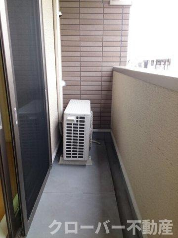 ミルト久米Ｂのバルコニー