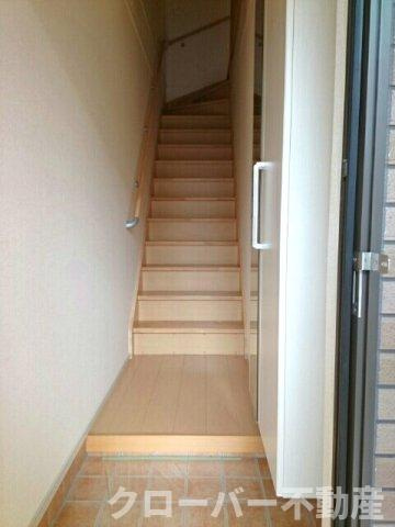 ミルト久米Ｂの玄関