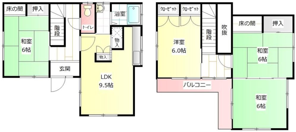 東垂水3丁目戸建の間取り