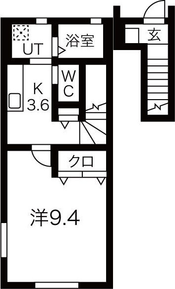 Ixia　Ⅲの間取り