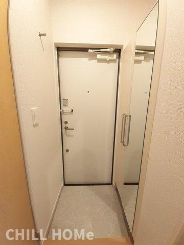 メゾンコリーヌ　４の玄関|当社、チルホームのHPもご覧ください(^^)/物件情報多数♪