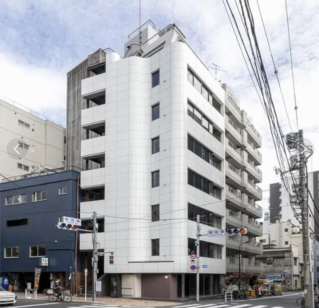 中央区新富１丁目の店舗事務所の外観