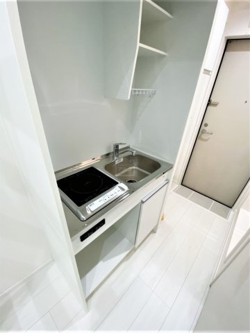 練馬区小竹町１丁目のアパートのキッチン|広めの設計のシャワールーム　同仕様写真