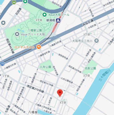 【地図】 | 大阪市港区池島３丁目戸建