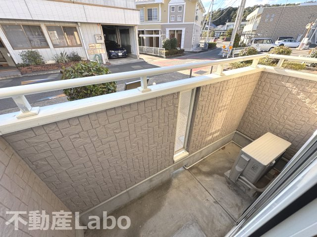 キャプリコートCのバルコニー