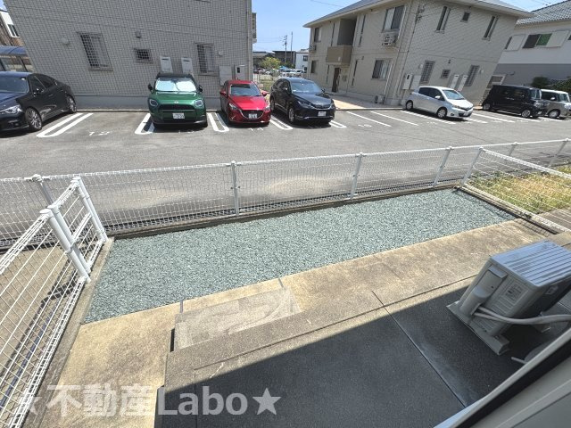 リヴェール　Dのバルコニー