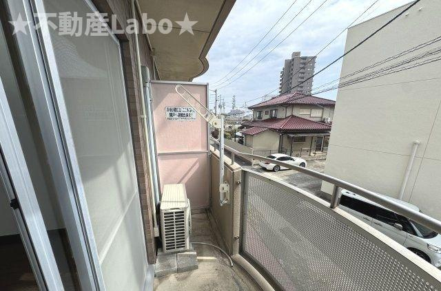 コスモハイムIIのバルコニー