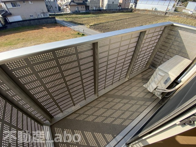 ヴィラコートⅡのバルコニー