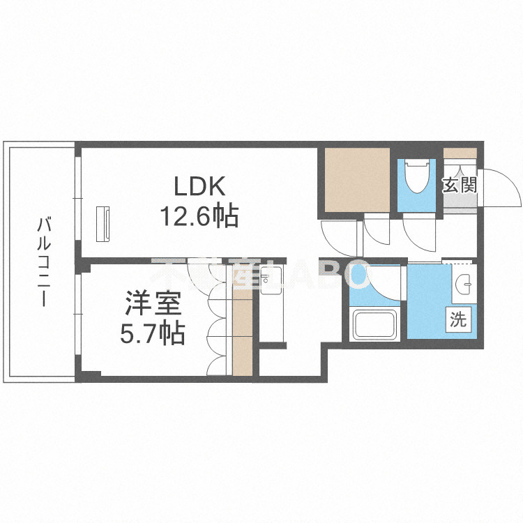 RJR堺筋本町タワーの間取り