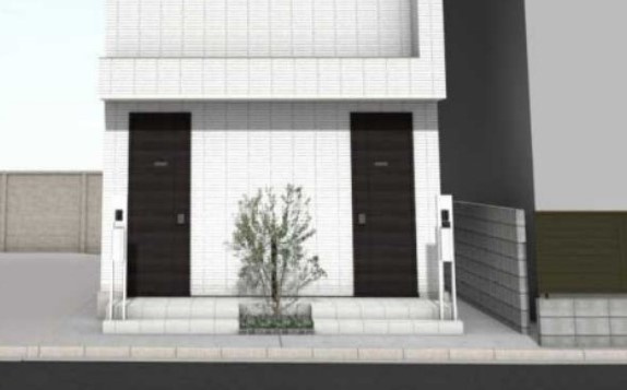 テラス洗足の玄関