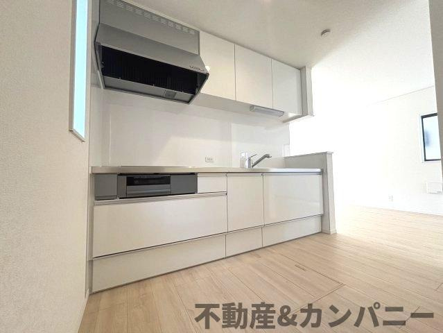 クレイドルガーデン星岡第1-1号棟　松山市星岡三丁目新築戸建のキッチン|広々としたキッチンです