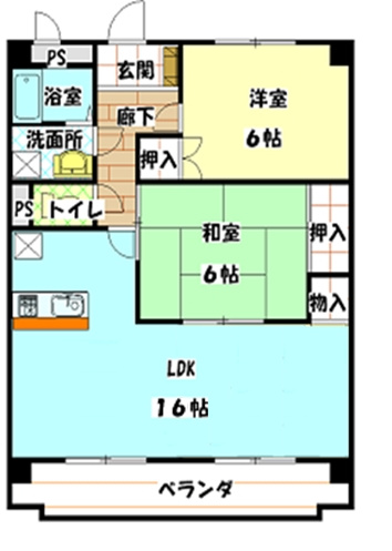 第５田中ビルの間取り