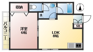 シュノンソー　3方角住戸　陽当たり良好　ペット相談の間取り