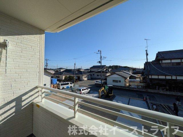 【新築戸建】　いわき市泉町5丁目第2　長期優良住宅の展望|5号棟写真　バルコニーからの眺望です