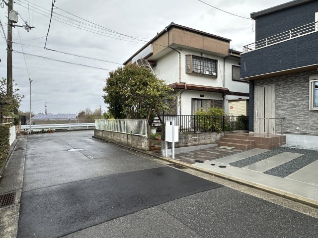 神戸市西区福吉台２丁目新築戸建１号地の前面道路含む現地写真