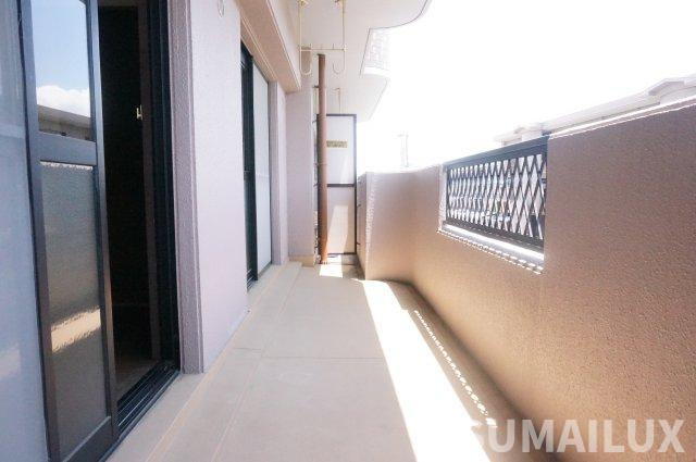 熊本市中央区八王寺町の賃貸マンションのバルコニー
