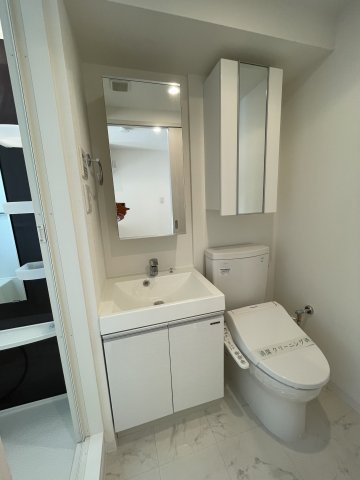 川崎市麻生区万福寺３丁目の賃貸マンションの洗面所