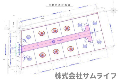 【区画図】 | ガーデンテラスつなわき5号地