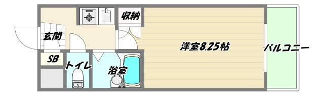 大阪市東淀川区西淡路２丁目の賃貸マンションの間取り