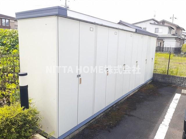 福知山市石原５丁目のアパートのその他共用部分|外部トランクは無料で使用OK◎
