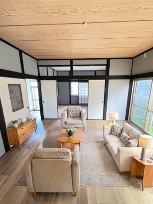 【居間・リビング】 | 東広島市黒瀬町市飯田 | ☆CGでバーチャルホームステージングしています。
