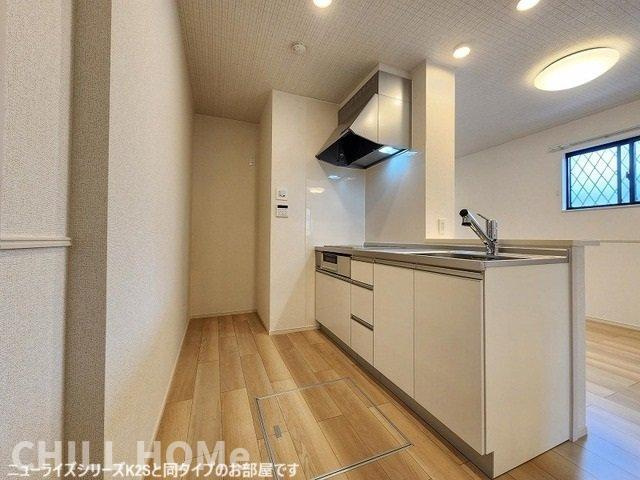 パークアクシス藤岡・Ａのキッチン|当社、チルホームのHPもご覧ください(^^)/物件情報多数♪