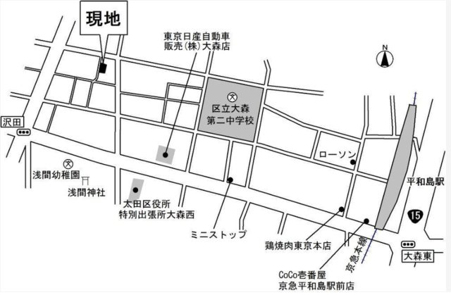 メゾンルボワ西の地図