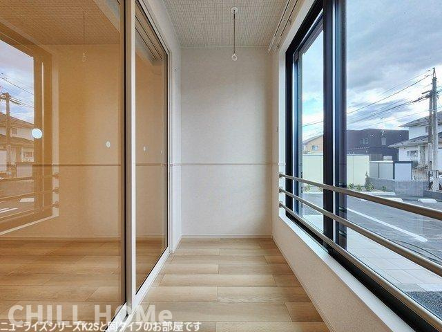 パークアクシス藤岡・Ａのバルコニー|当社、チルホームのHPもご覧ください(^^)/物件情報多数♪