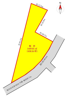 【土地図】 | 桜川市下泉438坪売地