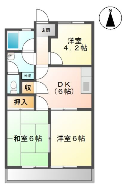 コーポ　一会の間取り
