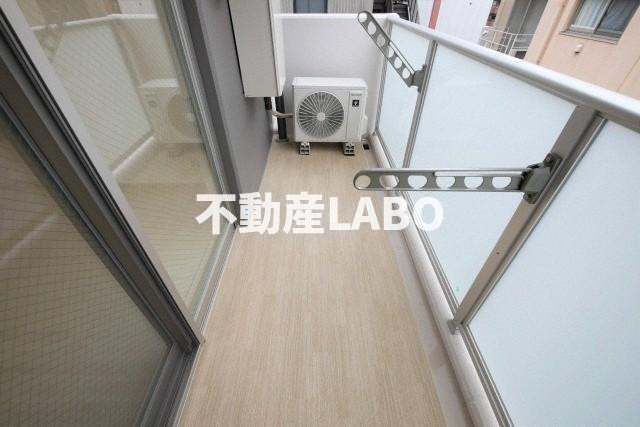 ラフィット松屋町のバルコニー