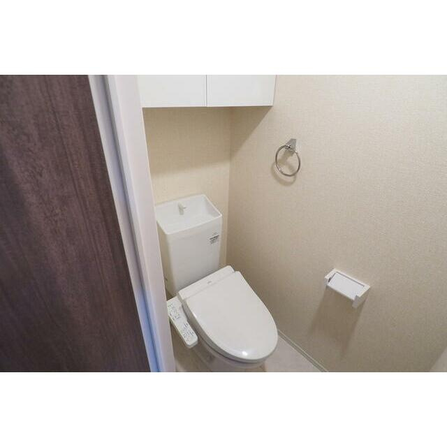 横浜市栄区笠間３丁目のアパートのトイレ|清潔感のあるトイレです