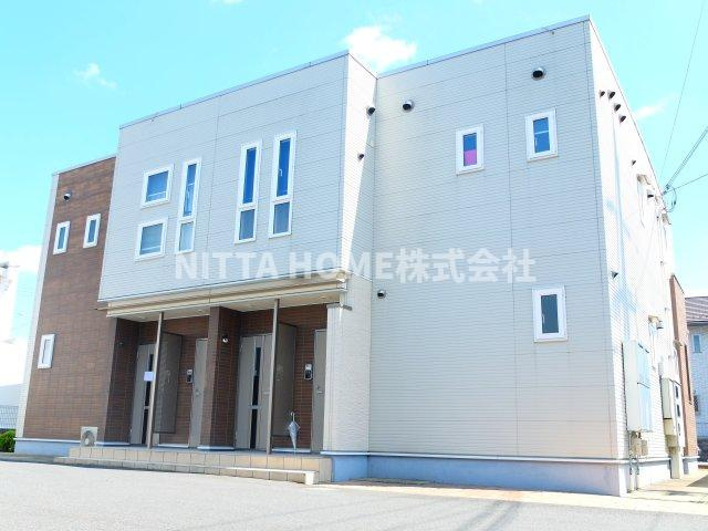 サニーハイツ柏原Ⅱの外観|角部屋の南向きのお部屋です☆彡