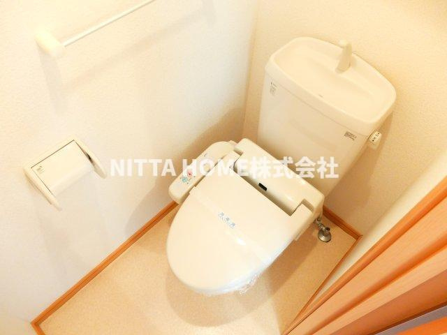 サニーハイツ柏原Ⅱのトイレ|もちろん、ウォシュレット付きトイレです◇