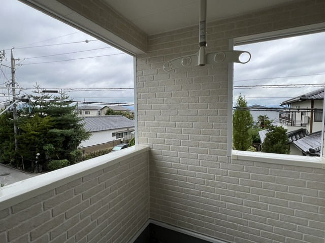 松本市里山辺　第10　新築戸建のバルコニー