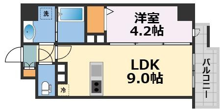 ミラージュパレス天王寺堀越町の間取り