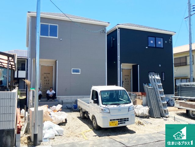 加古川市加古川町友沢　第8期　新築一戸建ての外観|現在建築中！落ち着いた街並みで新生活を始めることが出来そう！周辺の物件も併せてご紹介させて頂きます！