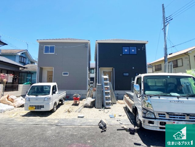 加古川市加古川町友沢　第8期　新築一戸建ての外観|現在建築中！落ち着いた街並みで新生活を始めることが出来そう！周辺の物件も併せてご紹介させて頂きます！